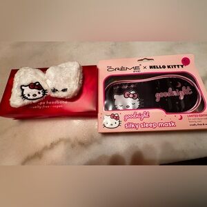 Hello Kitty Sleep Mask and Headband Set from the crème shop.